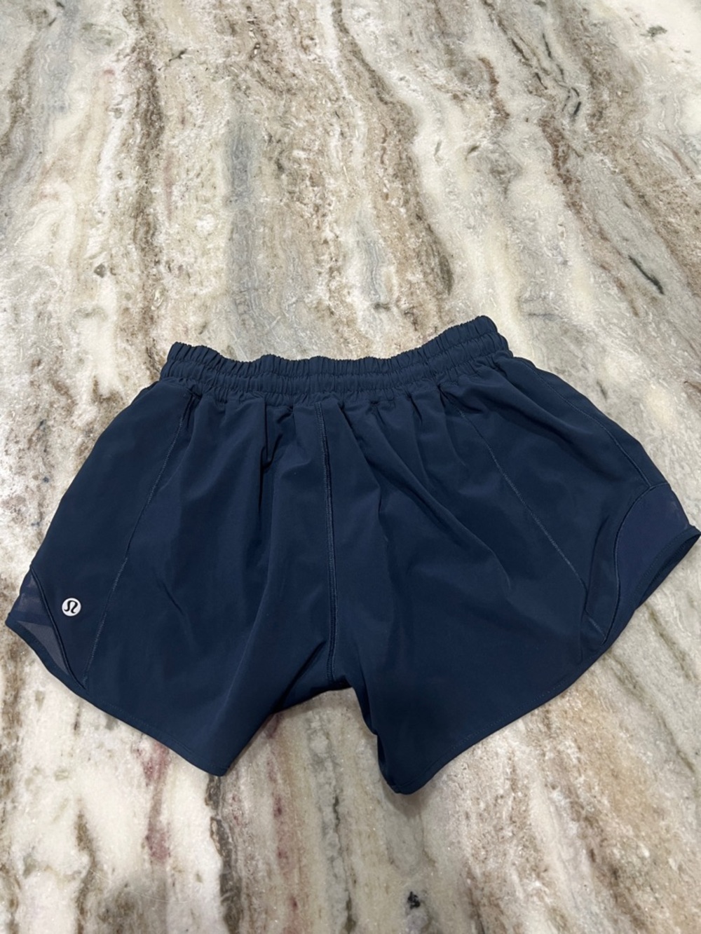 Lululemon Navy Athletic Running Shorts with Penn State Nittany Lions Logo - Picture 2 of 6